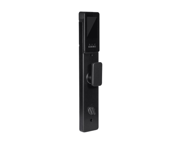 Замок біометричний автономний Trinix TRL-8803BTV Black L/R з Bluetooth та Wi-Fi, розпізнаванням облич, долоней, зчитувачем відбитків пальців і карт Mifare