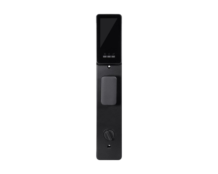 Замок біометричний автономний Trinix TRL-8804BTV Black L/R з Bluetooth та Wi-Fi, розпізнаванням облич, долоней, зчитувачем відбитків пальців і карт Mifare