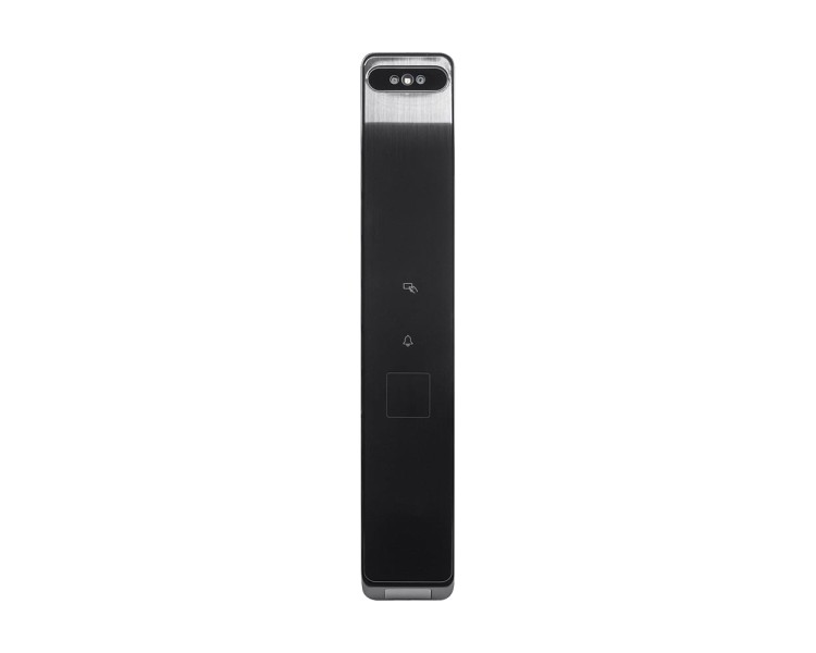 Замок біометричний автономний Trinix TRL-8804BTV Black L/R з Bluetooth та Wi-Fi, розпізнаванням облич, долоней, зчитувачем відбитків пальців і карт Mifare
