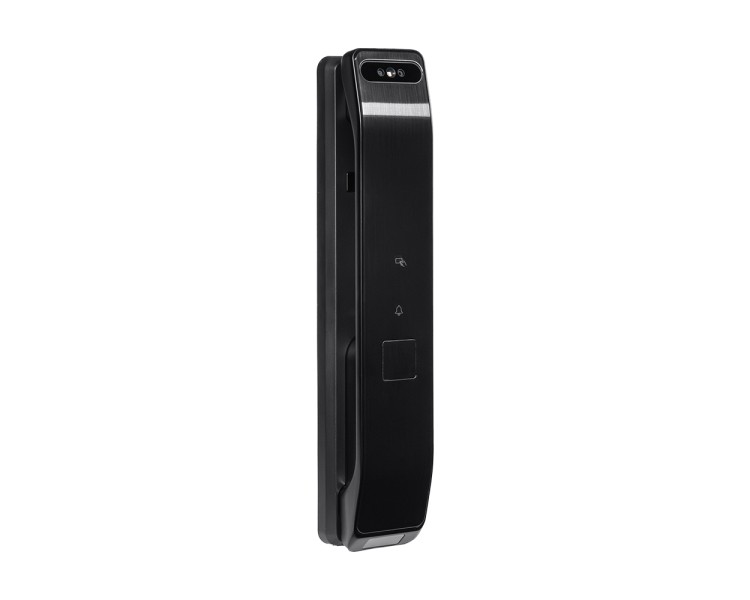Замок біометричний автономний Trinix TRL-8804BTV Black L/R з Bluetooth та Wi-Fi, розпізнаванням облич, долоней, зчитувачем відбитків пальців і карт Mifare
