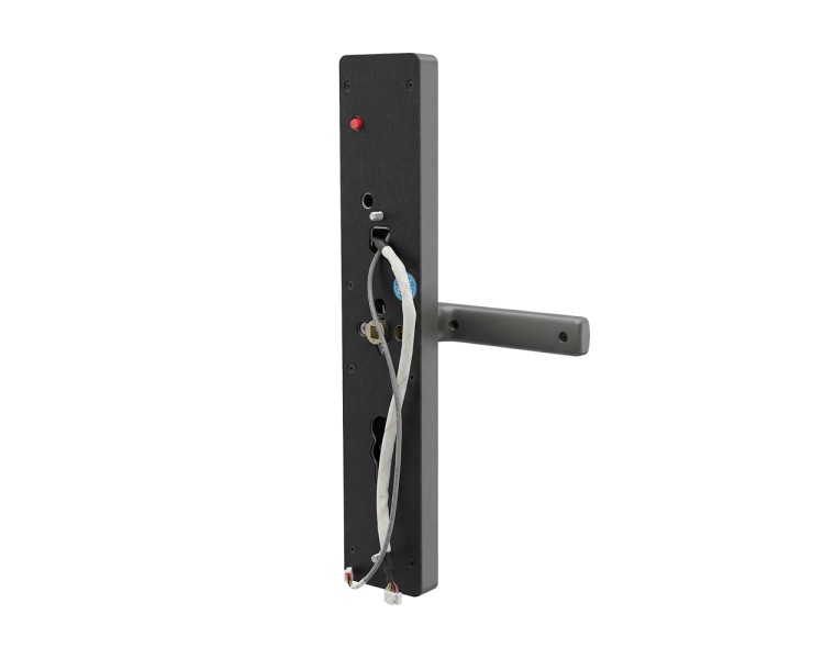 Замок біометричний автономний Trinix TRL-8808WFV Black L/R з WiFi, розпізнаванням облич, зчитувачем відбитків пальців і карт Mifare