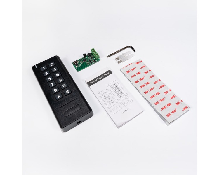 Клавіатура бездротова зі зчитувачем Mifare Trinix TRK-1100MWR