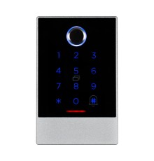 Клавіатура з Bluetooth, з контролером, зчитувачем відбитків пальців та карт Mifare Trinix TRK-1106BTFW