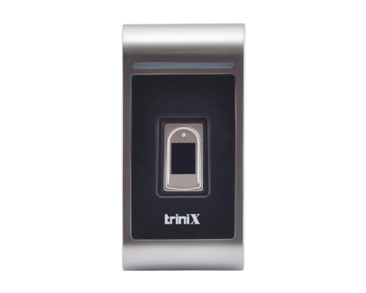 Біометричний антивандальний термінал Trinix TRR-1102MFI(WF) зі зчитувачем відбитків пальців і карт Mifare