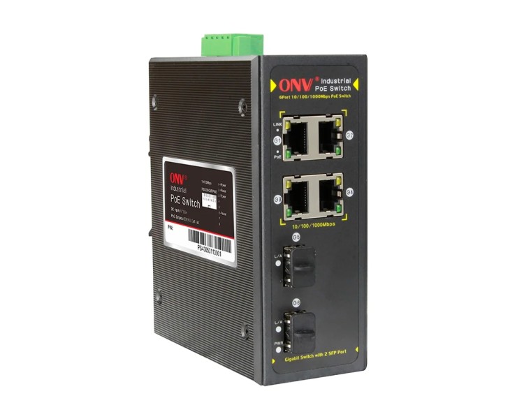 PoE-комутатор 6-портовий гігабітний ONV-IPS7064PF