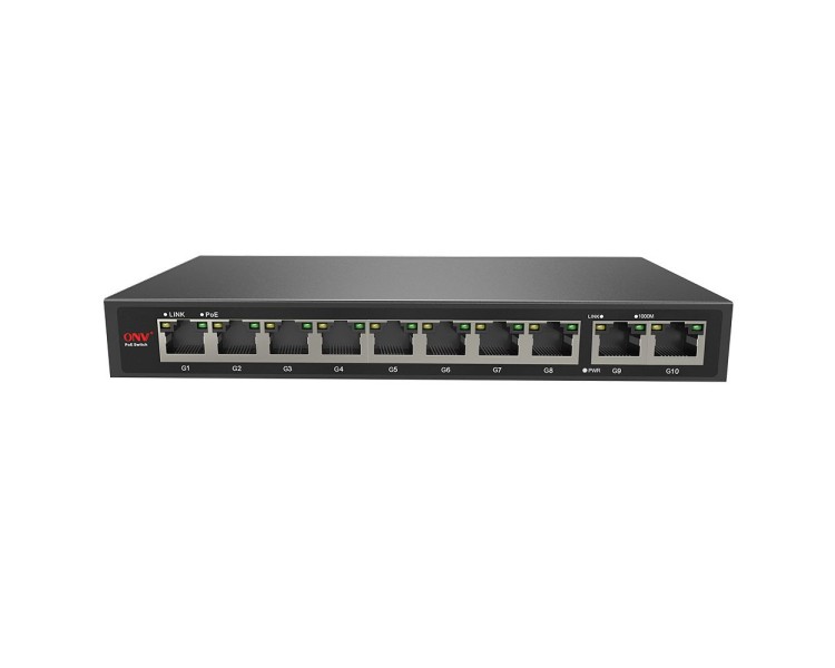 PoE-комутатор 10-портовий гігабітний ONV-POE33108P