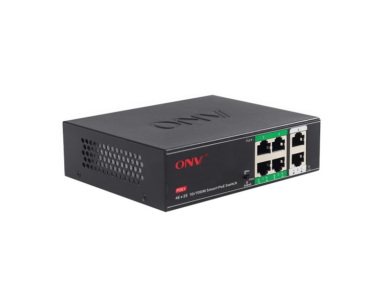 PoE-комутатор некерований 6-портовий ONV-H1064PSD з 4 портами PoE