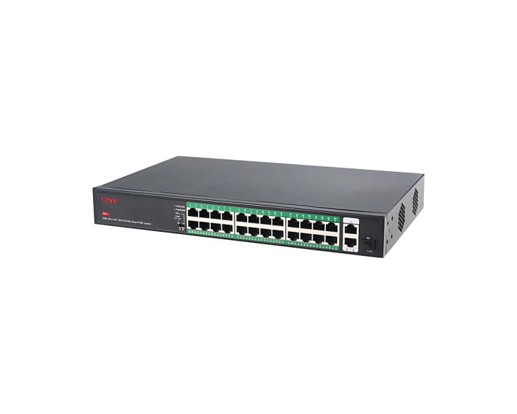 PoE-комутатор некерований 27-портовий ONV ONV-H1024PFD з 24 портами PoE