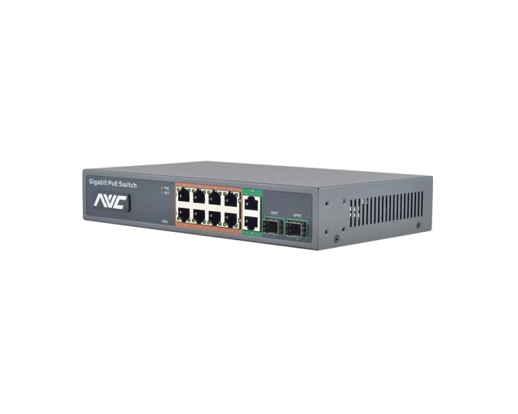 PoE-комутатор 10-портовий NVC-1008GSR