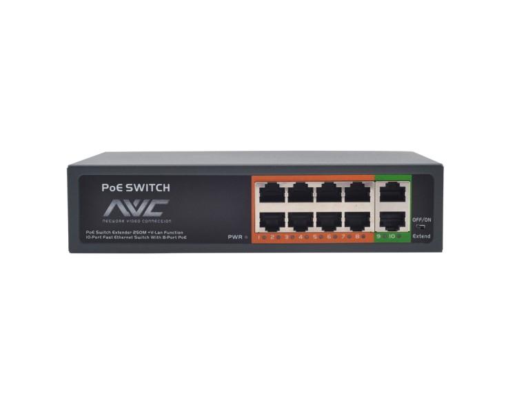 PoE-комутатор 10-портовий NVC-108Ex