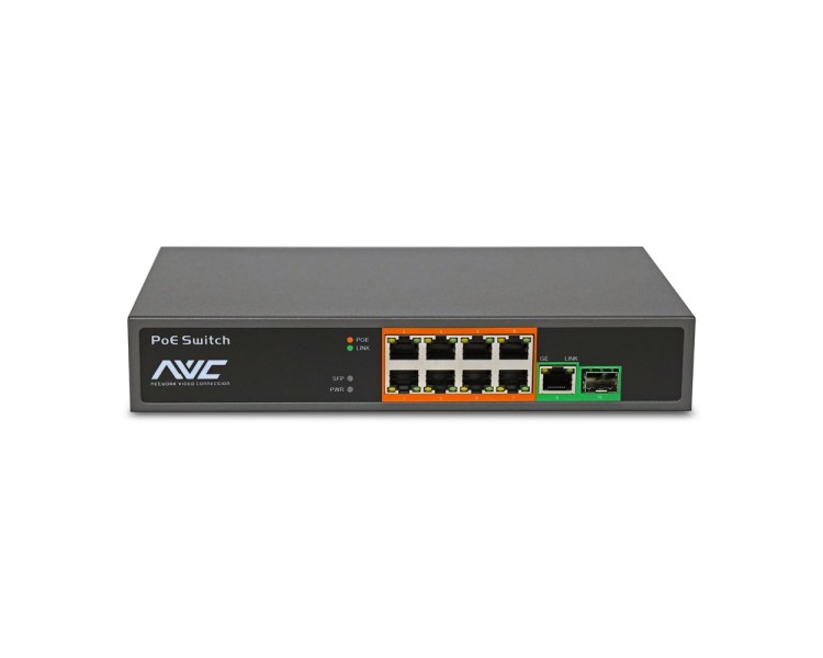 PoE-комутатор 10-портовий NVC-908GS
