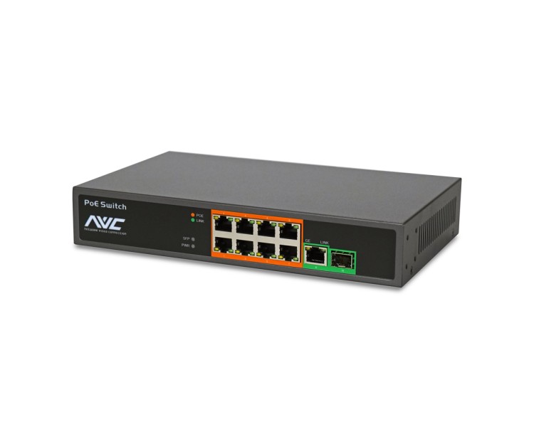 PoE-комутатор 10-портовий NVC-908GS