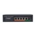 PoE-комутатор 6-портовий гігабітний NVC-604Gs