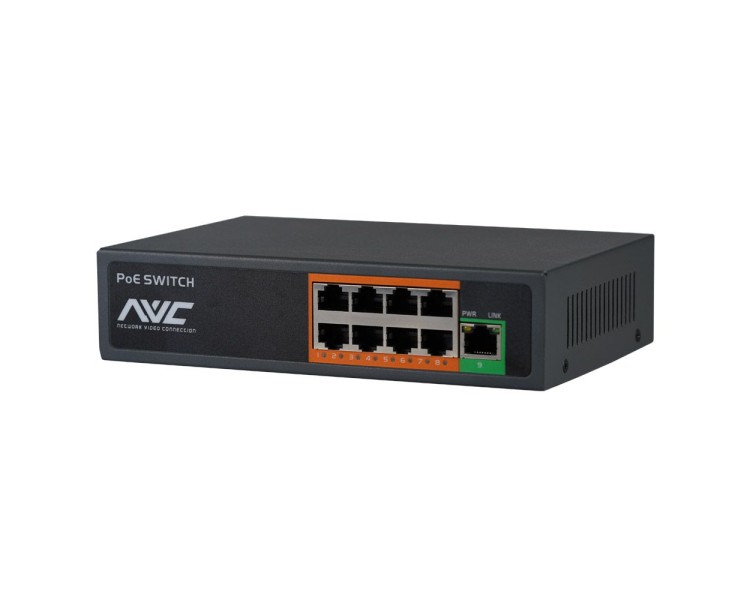 PoE-комутатор 9-портовий NVC-908D
