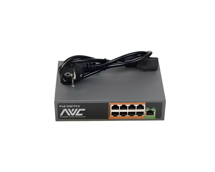 PoE-комутатор 9-портовий NVC-908D