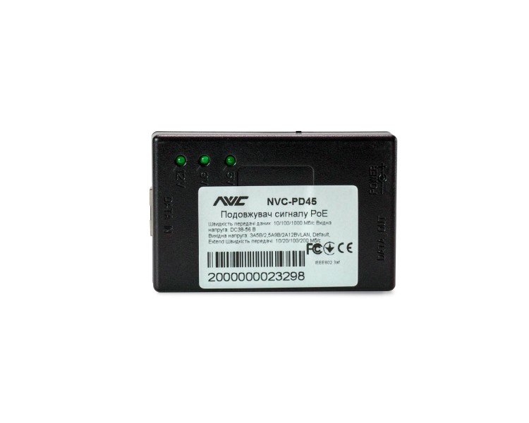 PoE-подовжувач-перетворювач NVC-PD45