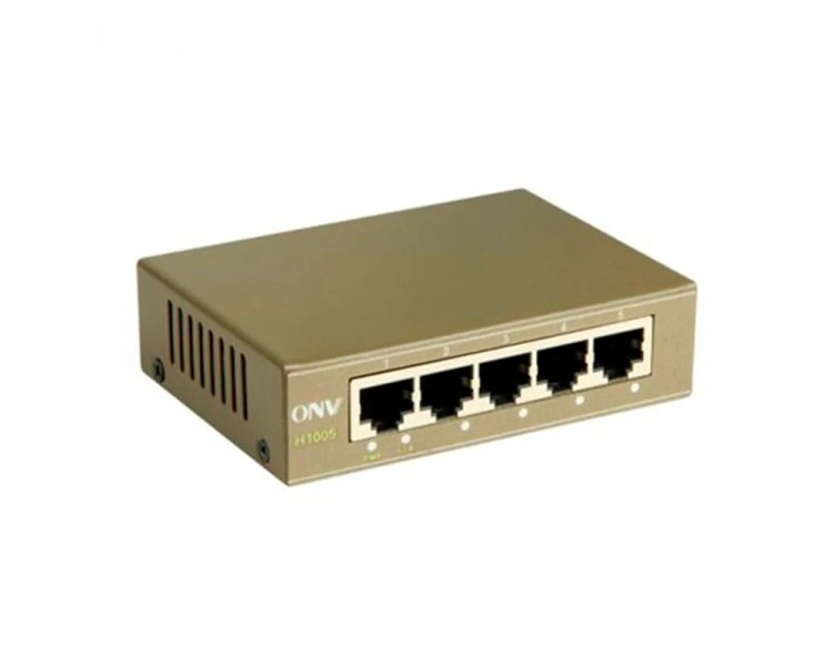 Комутатор 5-портовий гігабітний ONV-H7005