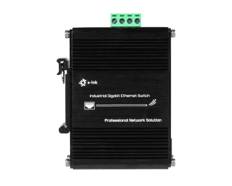 PoE-комутатор 5-портовий E-LINK LNK-IMC104GP-SFP IN 12-48V