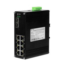 PoE-комутатор 10-портовий керований L2+ E-LINK LNK-IMC208-2.5GPM-SFP+ 2.5G з 8 портами PoE, 240W