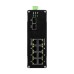 PoE-комутатор 10-портовий керований L2+ E-LINK LNK-IMC208-2.5GPM-SFP+ 2.5G з 8 портами PoE, 240W