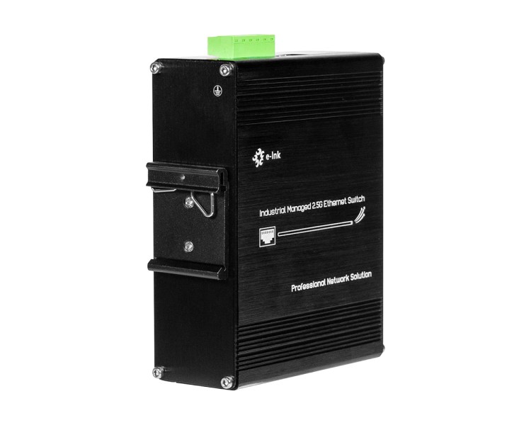 PoE-комутатор 10-портовий керований L2+ E-LINK LNK-IMC208-2.5GPM-SFP+ 2.5G з 8 портами PoE, 240W