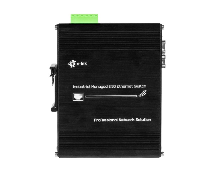 PoE-комутатор 10-портовий керований L2+ E-LINK LNK-IMC208-2.5GPM-SFP+ 2.5G з 8 портами PoE, 240W