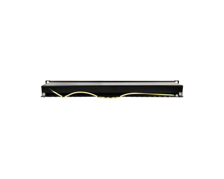 Патч-панель 24 порти NVC-PN-12/24 CAT5/CAT6 19" 1U екранована