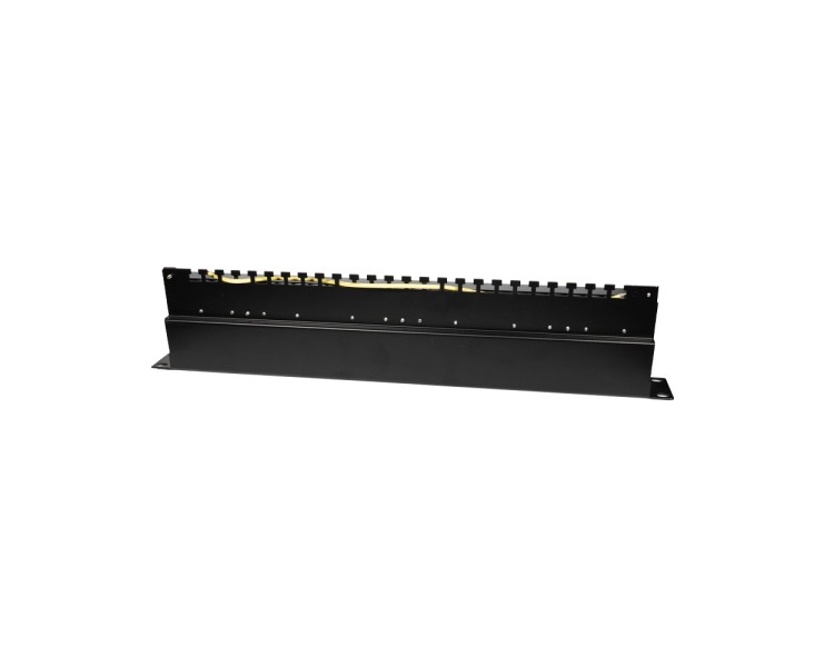 Патч-панель 24 порти NVC-PN-12/24 CAT5/CAT6 19" 1U екранована