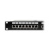 Патч-панель 24 порти NVC-PN-12/24 CAT5/CAT6 19" 1U екранована