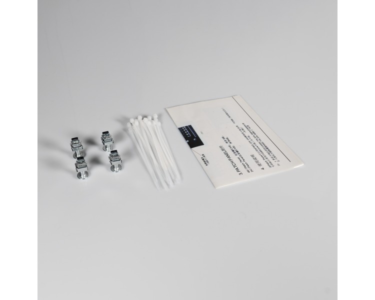 Патч-панель 24 порти NVC-PN-12/24 CAT5/CAT6 19" 1U екранована