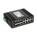 PoE-комутатор 14-портовий керований L2+ E-LINK ETH-IMC2408MP гігабітний з 8 портами PoE, 240W