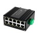 PoE-комутатор 10-портовий E-LINK LNK-IMC010GP з 8 портами PoE
