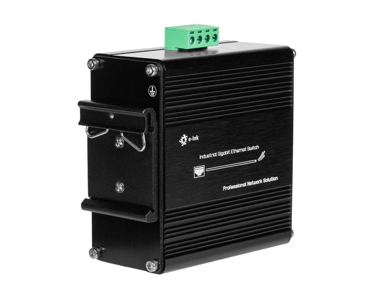 PoE-комутатор 10-портовий E-LINK LNK-IMC010GP з 8 портами PoE