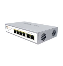 PoE-комутатор 6-портовий керований Wi-Tek WI-PCES306G V2 гігабітний, 4x1000Mbps PoE+, 2x1000Mbps Uplink, 60W, Cloud, ONVIF