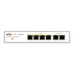 PoE-комутатор 6-портовий керований Wi-Tek WI-PCES306G V2 гігабітний, 4x1000Mbps PoE+, 2x1000Mbps Uplink, 60W, Cloud, ONVIF