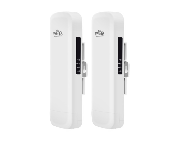 Комплект бездротового моста WiFi Wi-Tek WI-CPE513P-KIT V3 5GHz, 300Mbps, 5km, 2x100Mbps, PoE IN/PoE OUT, Cloud