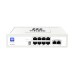 PoE-комутатор 10-портовий некерований Wiking WK-PS210 V2, 8x100Mbps PoE, 2x100Mbps Uplink, 76W