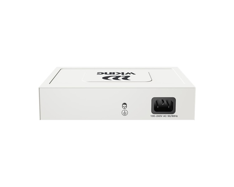 PoE-комутатор 10-портовий некерований Wiking WK-PS210 V2, 8x100Mbps PoE, 2x100Mbps Uplink, 76W
