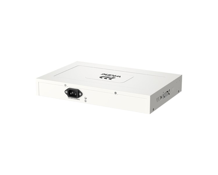 PoE-комутатор 19-портовий некерований Wiking WK-PS219GF, 16x100Mbps PoE, 2x1000Mbps Uplink, 1x1000Mbps SFP, 180W