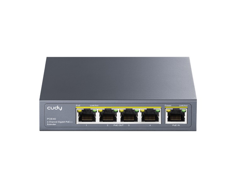PoE-розширювач 5-портовий Cudy POE40 1 порт PoE++ гігабітний 60W