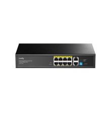 PoE-комутатор 10-портовий некерований Cudy GS1010PE 8 портів PoE+ гігабітний 120W