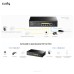 PoE-комутатор 6-портовий некерований Cudy GS1005PTS1 4 порти PoE+ SFP-порт гігабітний 120W