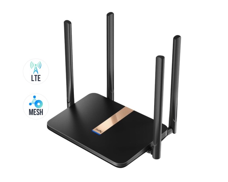 WiFi 5 Mesh 4G LTE-маршрутизатор Cudy LT500D CAT4 дводіапазонний АС1200