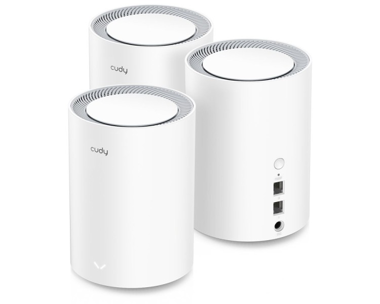 Маршрутизатор WiFi Mesh-система WiFi 6 Cudy M1800 (3-Pack) 3 штуки дводіапазонні гігабітні AX1800