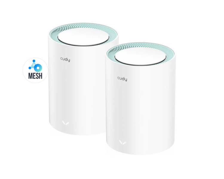 Маршрутизатор WiFi Mesh-система WiFi 5 Cudy M1300 (2-Pack) 2 штуки дводіапазонні гігабітні AC1200