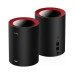 Маршрутизатор WiFi Mesh-система WiFi 6 2.5G Cudy M3000 Black (2-Pack) 2 штуки дводіапазонні AX3000