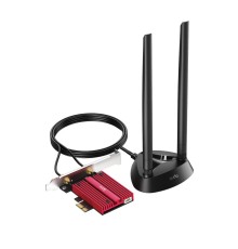 Адаптер WiFi 6E Cudy WE4000 AX5400 PCI Express тридіапазонний з Bluetooth 5.2