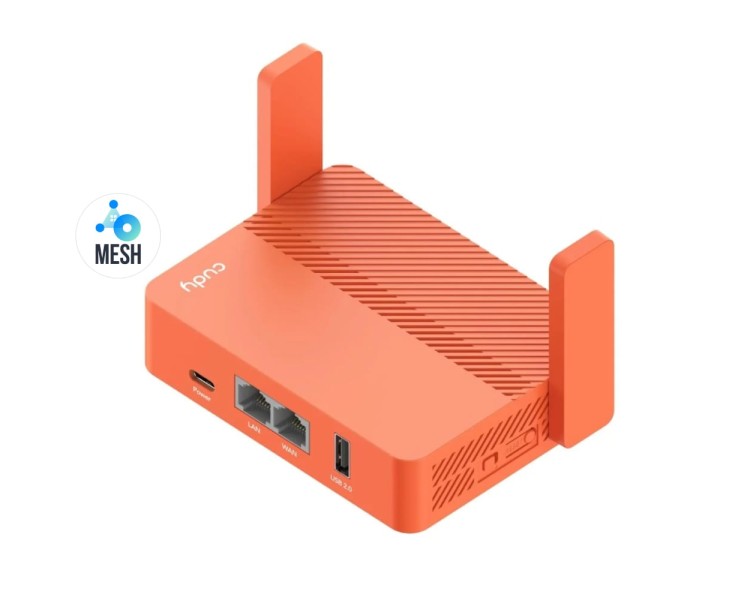 WiFi 5 Mesh-маршрутизатор Cudy TR1200 дводіапазонний портативний AC1200