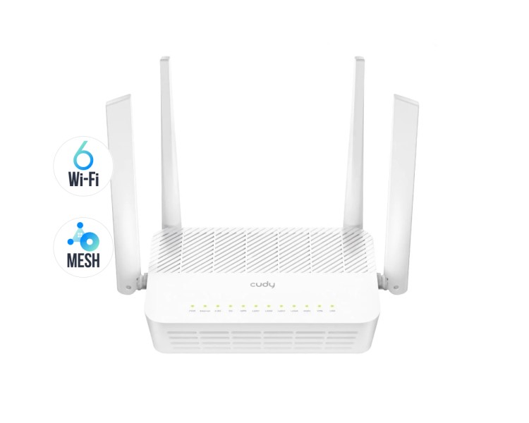 WiFi 6 Mesh-маршрутизатор 2.5G Cudy WR3000H дводіапазонний AX3000
