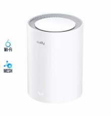 Маршрутизатор WiFi Mesh-система WiFi 6 2.5G Cudy M3000 V2.0 White (1-Pack) дводіапазонний AX3000